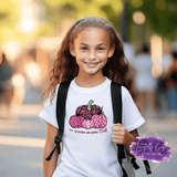 Polka Dot Pumpkin Design - Breast Cancer Apparel (Kids) - Tututally Cute Custom Creations