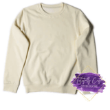 Premium Adult Unisex Crewneck - NEUTRAL TONES - Tututally Cute Custom Creations