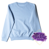 Premium YOUTH Unisex Crewneck - LIGHT TONES - Tututally Cute Custom Creations