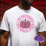 Circular Logo Pumpkin Design - Breast Cancer Apparel (Adult) - Tututally Cute Custom Creations