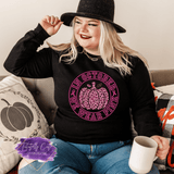 Circular Logo Pumpkin Design - Breast Cancer Apparel (Adult) - Tututally Cute Custom Creations