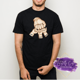 Dad - Child Fist Bump Father's Day Shirt - Tututally Cute Custom Creations