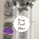 Custom Aluminum Ornament - Tututally Cute Custom Creations