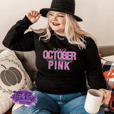 Leopard/Pink Print We Wear Pink Design - Breast Cancer Apparel (Adults) - Tututally Cute Custom Creations