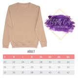 Premium Adult Unisex Crewneck - DARK TONES - Tututally Cute Custom Creations