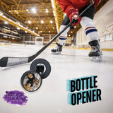 Hockey Puck Bottle Opener - Tututally Cute Custom Creations