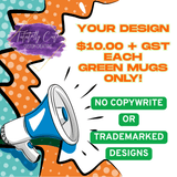 🍃 Green Mug Blowout! - Tututally Cute Custom Creations