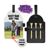 Golf Bag Tag with Tee's - Tututally Cute Custom Creations