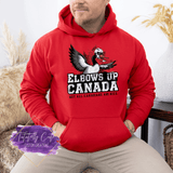 Elbows Up Canada Shirt, Funny Canada Goose Sweatshirt, Unisex Hoodie - Tututally Cute Custom Creations