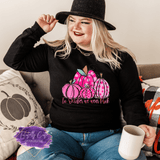 Hand Drawn Pumpkin Design - Breast Cancer Apparel (Adults) - Tututally Cute Custom Creations