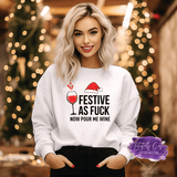 Pour Me Wine Holiday Attire - Tututally Cute Custom Creations