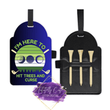 Golf Bag Tag with Tee's - Tututally Cute Custom Creations