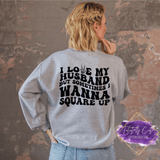 Love My Husband Shirt & Sweatshirts - Tututally Cute Custom Creations