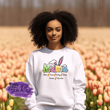 Mom, Grandma, Gigi Easter Sweatshirt - Tututally Cute Custom Creations