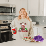 Ho, Ho I'm Drunk Holiday Attire - Tututally Cute Custom Creations