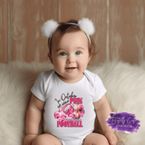 Wear Pink & Football Design - Breast Cancer Apparel (Kids) - Tututally Cute Custom Creations