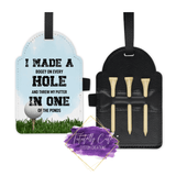 Golf Bag Tag with Tee's - Tututally Cute Custom Creations