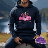 Polka Dot Pumpkin Design - Breast Cancer Apparel (Adult) - Tututally Cute Custom Creations