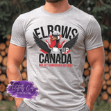 Elbows Up Canada Shirt, Funny Canada Goose Sweatshirt, Unisex Hoodie - Tututally Cute Custom Creations