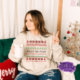 Jolly as F**k Holiday Attire - Tututally Cute Custom Creations