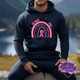 Breast Cancer Awareness Rainbow Design - Breast Cancer Apparel (Adult) - Tututally Cute Custom Creations