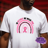 Breast Cancer Awareness Rainbow Design - Breast Cancer Apparel (Adult) - Tututally Cute Custom Creations