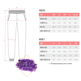 Premium Adult Unisex Sweatpants - PASTEL TONES - Tututally Cute Custom Creations