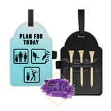 Golf Bag Tag with Tee's - Tututally Cute Custom Creations