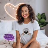 All You Need Is Love Shirt & Sweatshirts - Tututally Cute Custom Creations