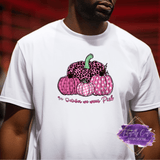 Polka Dot Pumpkin Design - Breast Cancer Apparel (Adult) - Tututally Cute Custom Creations
