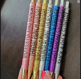 Vulgar Weekday Pen Set - Tututally Cute Custom Creations