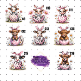 Cute Cow Kids Easter Shirts - Tututally Cute Custom Creations