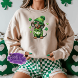 Lucky Dachshund Shirt, Sweatshirt & Hoodie – Cute St. Patrick’s Day Dog Tee - Tututally Cute Custom Creations
