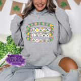Lucky Beaded Bracelet Shirt, Sweatshirt & Hoodie – Trendy St. Patrick’s Day Tee - Tututally Cute Custom Creations