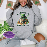 All Booked for St. Patrick’s Day Shirt, Sweatshirt & Hoodie – Funny Book Lover Tee - Tututally Cute Custom Creations