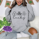 Lucky Shamrock Shirt, Sweatshirt & Hoodie – Minimalist St. Patrick’s Day Tee - Tututally Cute Custom Creations