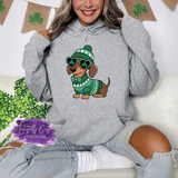 Lucky Dachshund Shirt, Sweatshirt & Hoodie – Cute St. Patrick’s Day Dog Tee - Tututally Cute Custom Creations