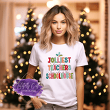 Jolliest Teachers Shirt & Sweatshirts - Tututally Cute Custom Creations