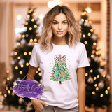 Coquette Christmas Tree Shirt & Sweatshirts - Tututally Cute Custom Creations