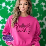 Lucky Shamrock Shirt, Sweatshirt & Hoodie – Minimalist St. Patrick’s Day Tee - Tututally Cute Custom Creations