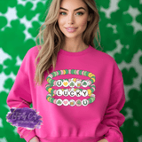 Lucky Beaded Bracelet Shirt, Sweatshirt & Hoodie – Trendy St. Patrick’s Day Tee - Tututally Cute Custom Creations