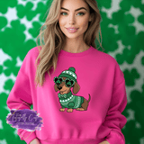Lucky Dachshund Shirt, Sweatshirt & Hoodie – Cute St. Patrick’s Day Dog Tee - Tututally Cute Custom Creations