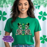 Lucky Skeletons Shirt, Sweatshirt & Hoodie – St. Patrick’s Day Gothic Aesthetic Tee - Tututally Cute Custom Creations