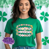 Lucky Beaded Bracelet Shirt, Sweatshirt & Hoodie – Trendy St. Patrick’s Day Tee - Tututally Cute Custom Creations