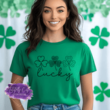 Lucky Shamrock Shirt, Sweatshirt & Hoodie – Minimalist St. Patrick’s Day Tee - Tututally Cute Custom Creations
