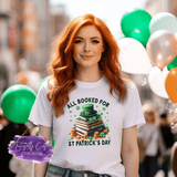 All Booked for St. Patrick’s Day Shirt, Sweatshirt & Hoodie – Funny Book Lover Tee - Tututally Cute Custom Creations