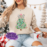 Coquette Christmas Tree Shirt & Sweatshirts - Tututally Cute Custom Creations