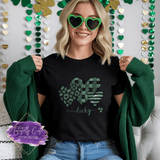 Lucky Hearts Shirt, Sweatshirt & Hoodie – Buffalo Plaid & Leopard St. Patrick’s Day Tee - Tututally Cute Custom Creations