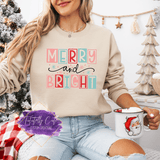 Merry & Bright Shirt & Sweatshirts - Tututally Cute Custom Creations