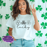 Lucky Shamrock Shirt, Sweatshirt & Hoodie – Minimalist St. Patrick’s Day Tee - Tututally Cute Custom Creations